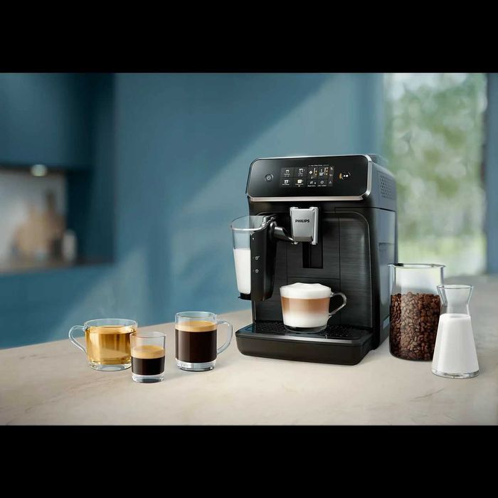 Кафемашина PHILIPS LatteGo EP2333/40 Кафеавтомат Филипс с кана Бяла