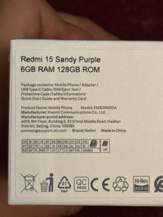 Redmi 15 sotiladi