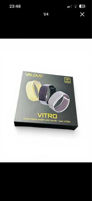 Valdus Vitro ECG aqlli fitnes bilaguzuk,