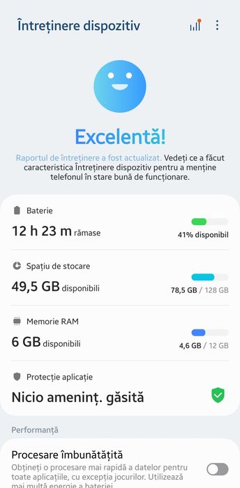 SAMSUNG S20 ULTRA 5G, 12 GB Ram,128 GB,Cosmic Gray, Impecabil