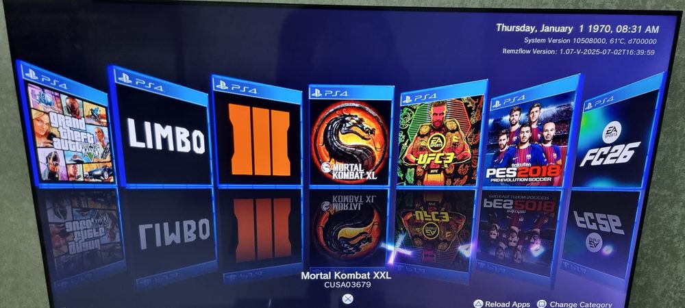 PlayStation 4 Orginal prashivka qlingan tayyor