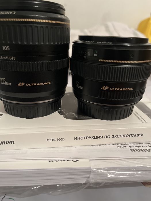 Canon обьективы в отличном состояний