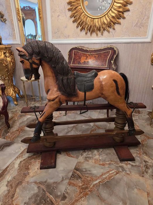 Cal balansoar din lemn