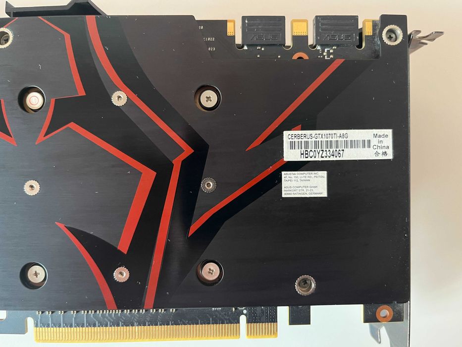 Placa Video ASUS GTX 1070 Ti 8gb 256bit