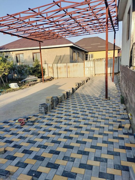 Укладка брусчатка