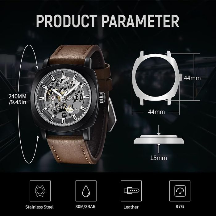 BENYAR - Механичен мъжки часовник