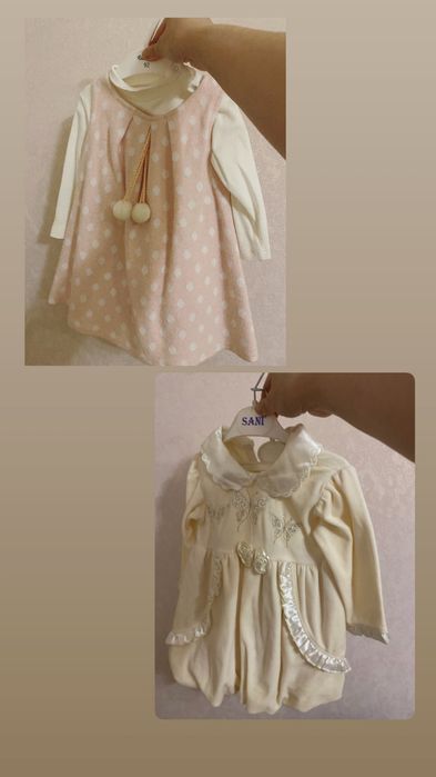 Комбинезон, куртка, платья