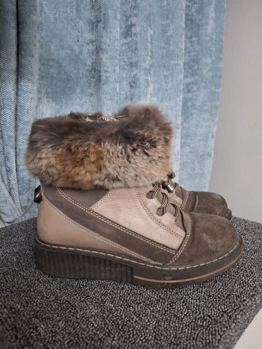 Ботинки зимние натуральные 35р