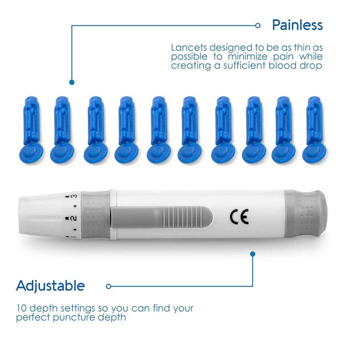 Апарат за измерване на кетони KetoBM пълен комплект кръвен