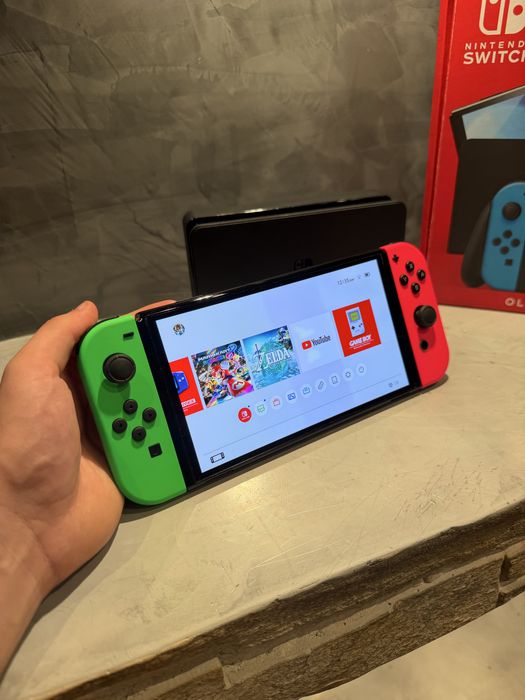 КАТО НОВО Nintendo Switch OLED + Pokemon Violet
