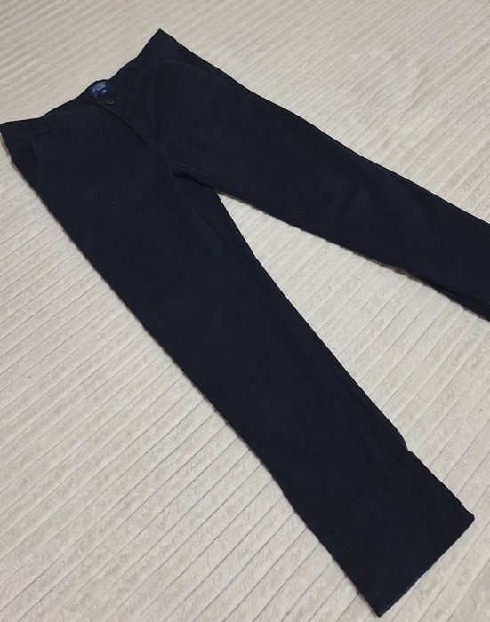 Школьные брюки темно синие 10-11 лет