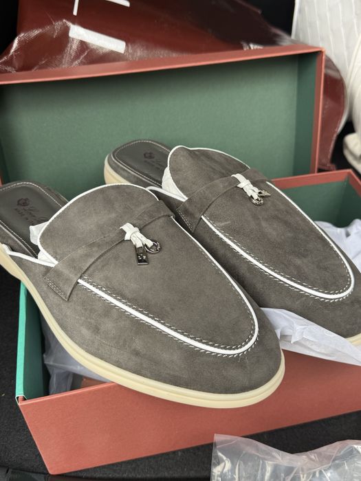 Новые замшевые мюли Loro Piana, р.40-41