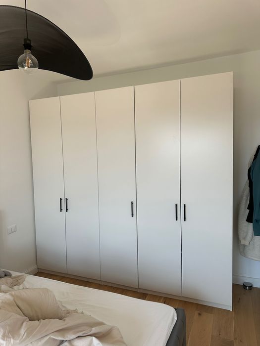 Dulap alb ikea PAX/FORSAND 250x60x236cm