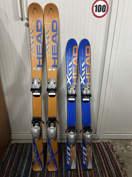 Vând schiuri, clăpari, căști+ochelari