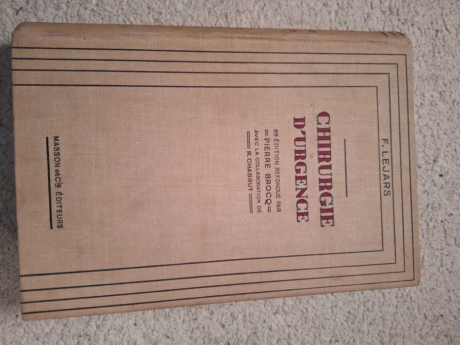 Carte chirurgie d'urgence