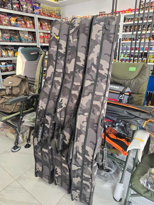 Твърд калъф за три въдици 135см 150см