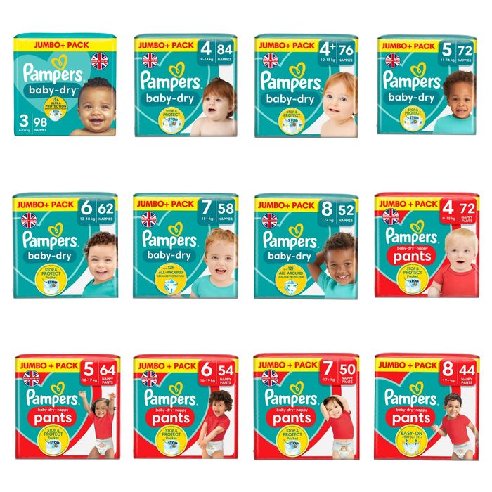 Pampers Памперси и адаптирано мляко от Англия