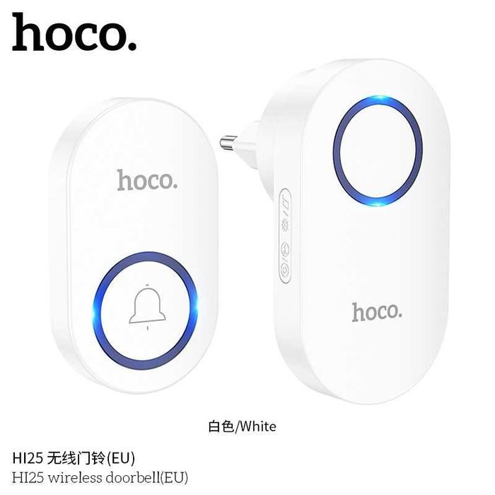 Hoco HI25 Беспроводной дверной звонок Wireless doorbell (евростандарт)