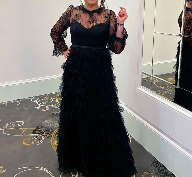 Rochie neagra lunga