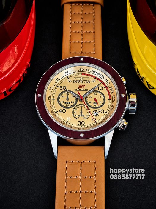 INVICTA S1 Rally Classic Brown 49 mm, Инвикта нов ръчен часовник