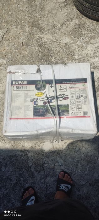 Чисто нов Багажник Eufab за велосипеди колела
