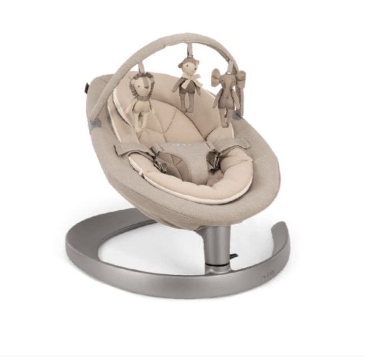 Balansoar Nuna Leaf Glow cu bara jucarii - Biscotti