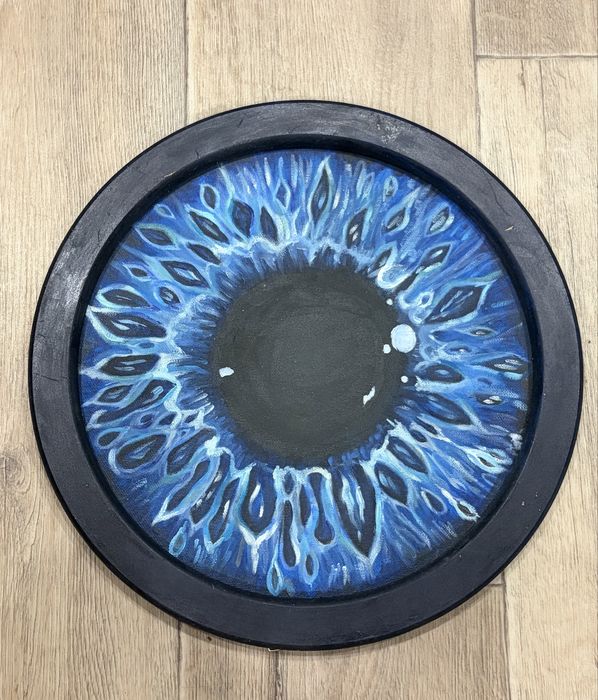 Картина голубого глаза.