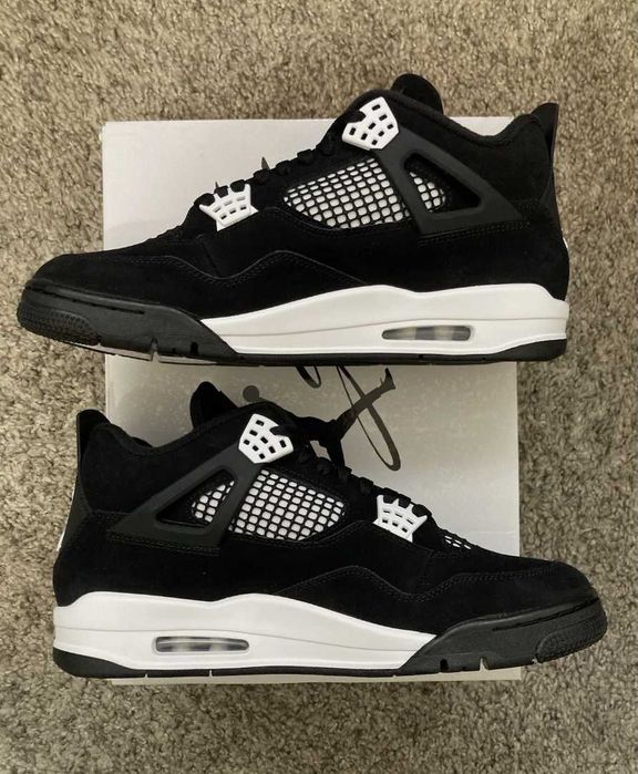 *PREMIUM* Air Jordan 4 White Thunder - livrare cu verificare