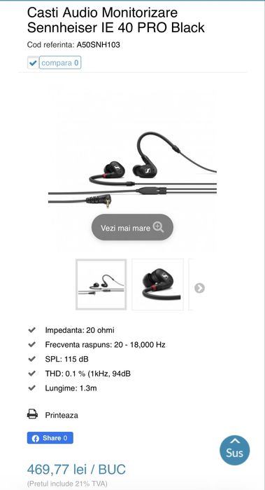 Sennheiser IE 40 PRO