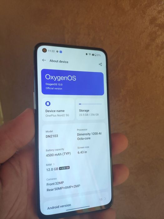 One plus Nord 2 5g 256gb