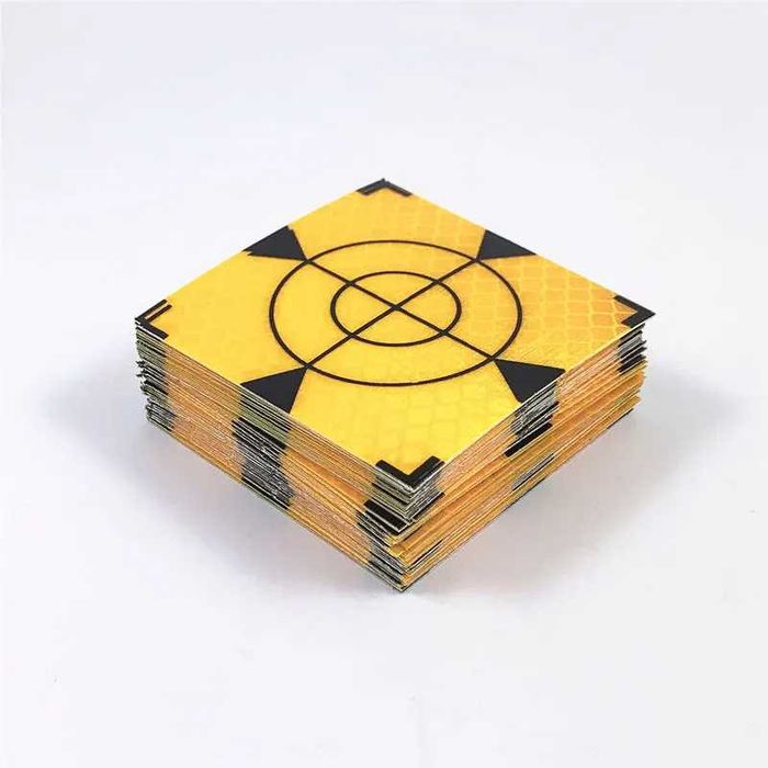 Геодезическая марка 100×100мм – отражающая пленка точная