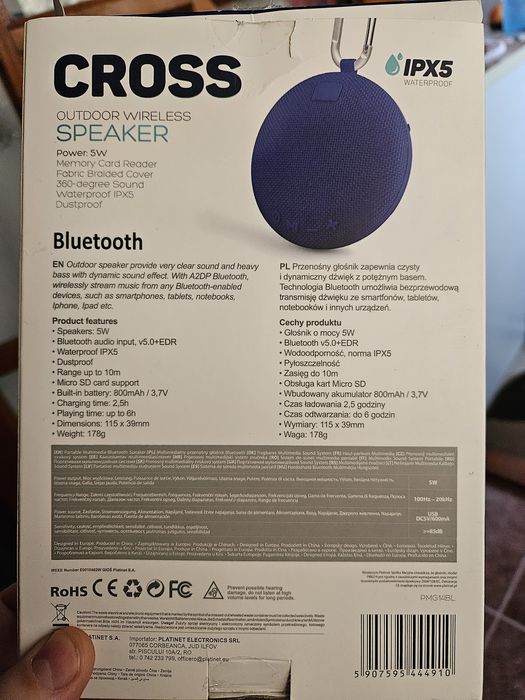 Boxa Platinet Cross 5 Watts