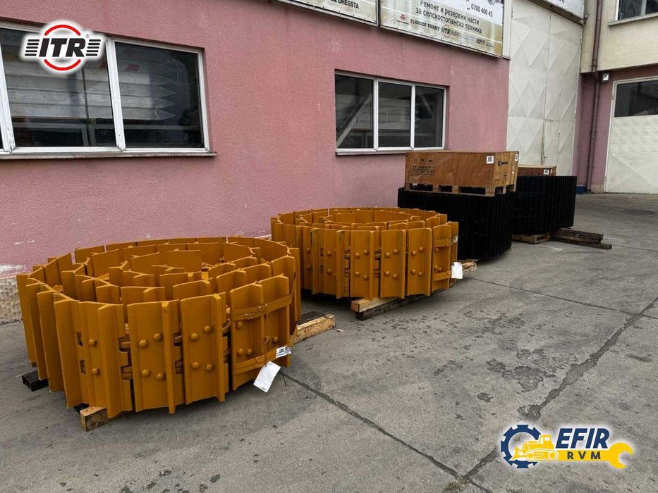 Ходова част - Вериги, Ленивци, Ролки и Звездочки за Булдозери и Багери