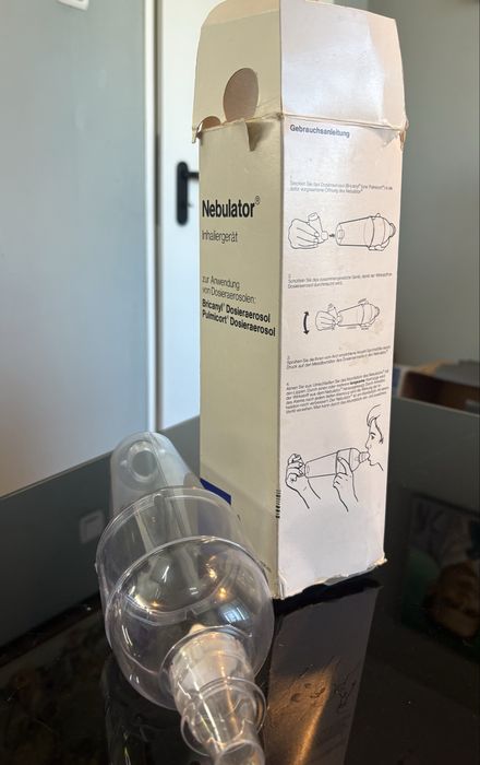 Помпа инхалатор Nebulator спейсър за дозирани аерозоли нов