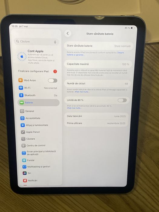 iPad A16 , NOU , 128 GB , Garantie