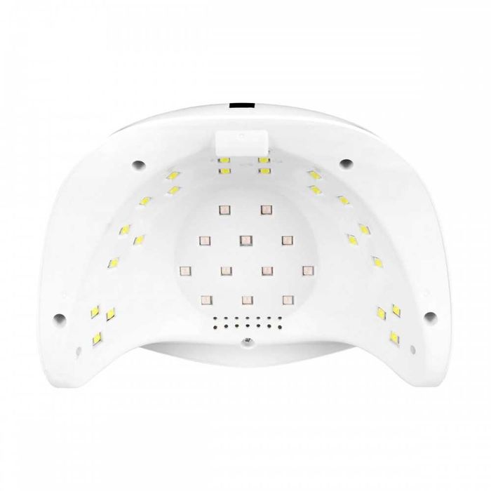 Лампа за сушене на нокти Dual Led Glow S1 168 W сребриста/розова