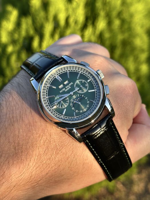patek philippe perpetual calendar green dial