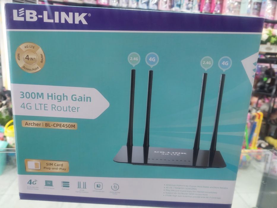 Wi fi 4G Роутер LB-link сим карта