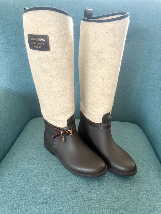 Дамски ботуши TRUSSARDI JEANS – размер 38, като нови