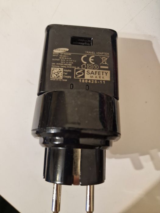Încărcător Samsung Fast charge, model Anglia, cu adaptor și cablu C