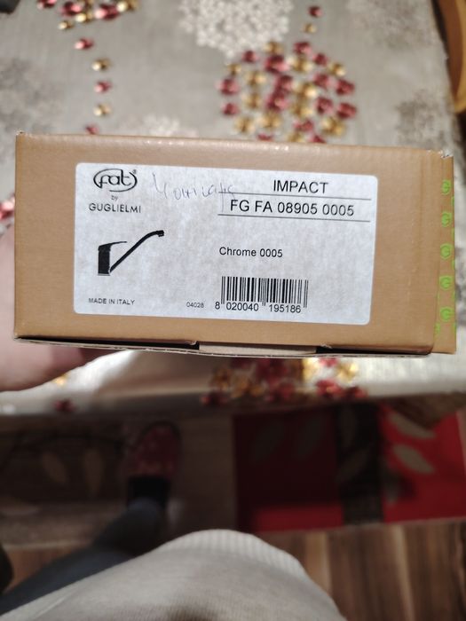 Смесител за кухня Fat, цвят хром