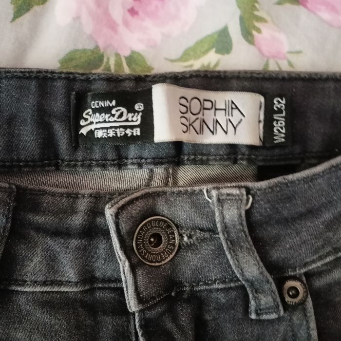 Сиви дънки Superdry