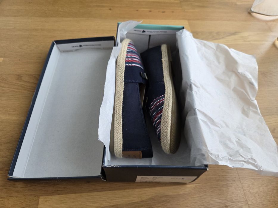 Vand espadrile noi Tom Tailor- culoare bleumarin