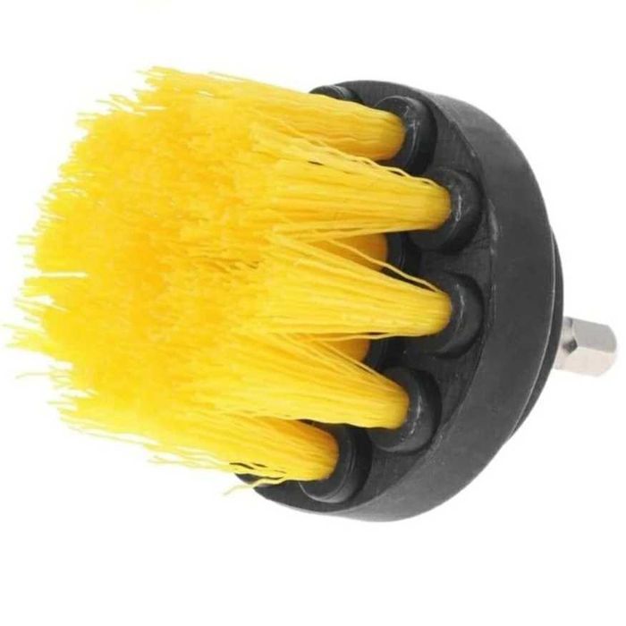 Perie SET 3 PERII nailon BORMASINA curatat covor mocheta roti ROTATIVA