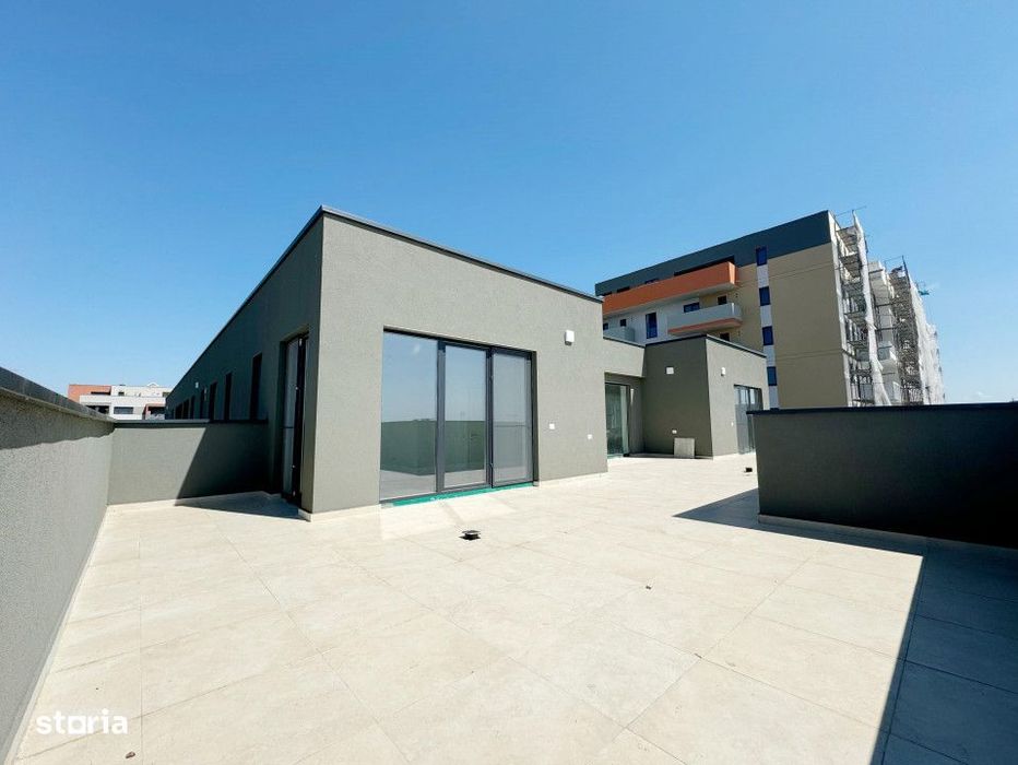 Penthouse 3 camere,decomandat, 89.7mp utili,toate utilitatile,Aradului