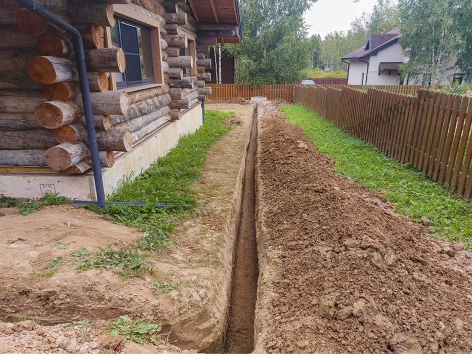 Копка траншей под фундмамент вручную