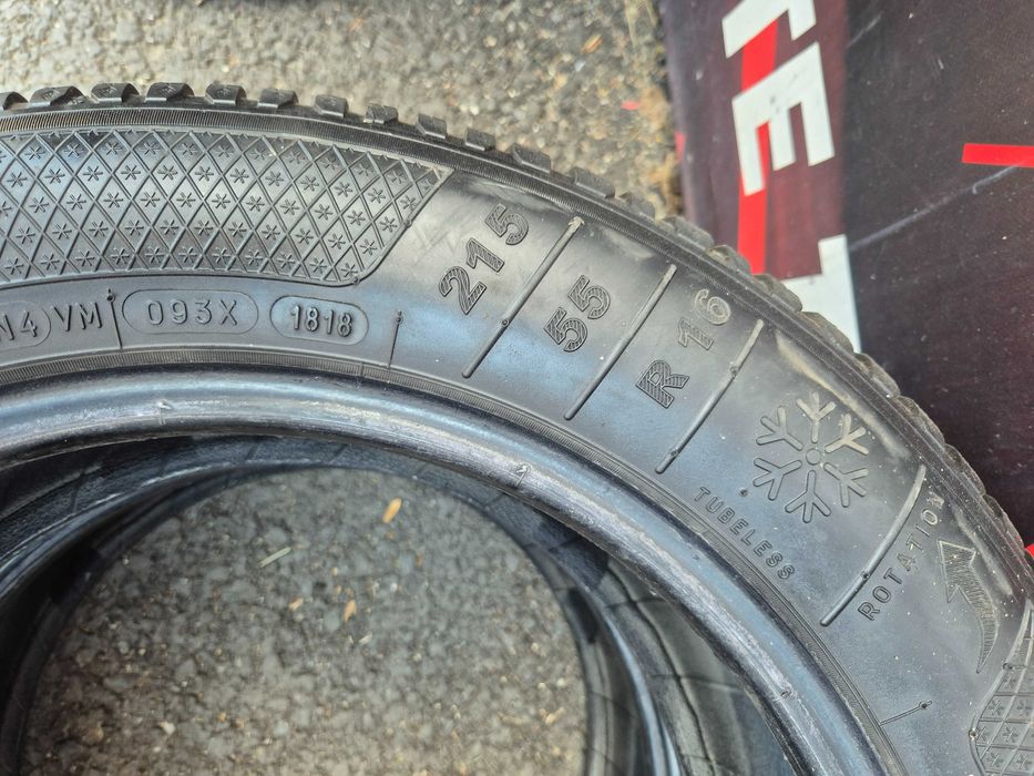 2 Anvelope M+S - 215/55/16 - KLEBER Krisalp HP3 - Stare F BUNA - DOT 2018 !