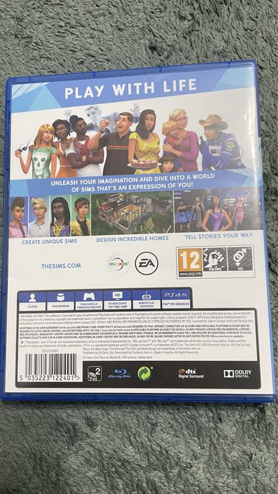 Игра на Ps4/5 Sims 4