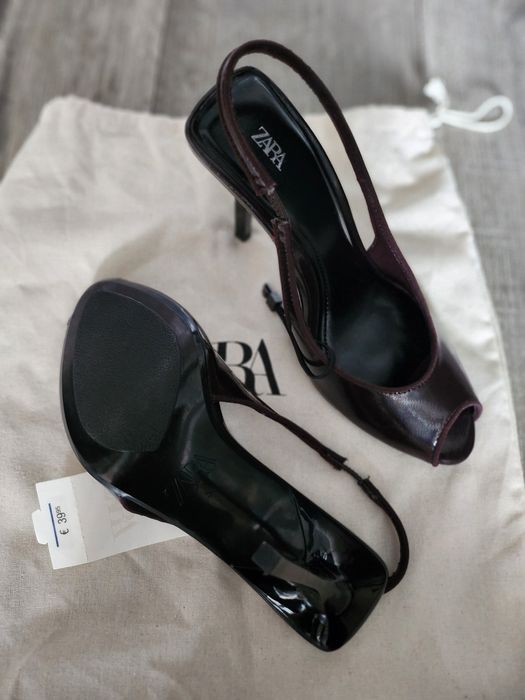 Zara сандали на ток