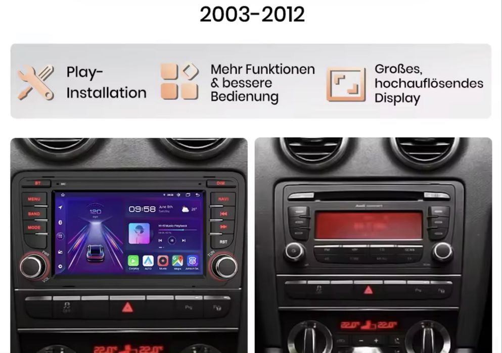 Мултимедия за Audi A3 2003-2012